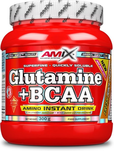 Amix Glutamina + BCAA 300 gramos Aminoácidos