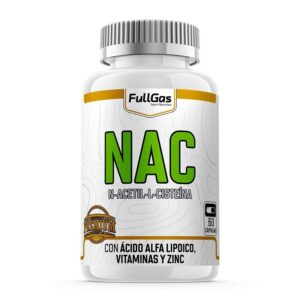 NAC, Vit. C, Ac. Alfa lipoico y zinc - 60 cáps FULLGAS