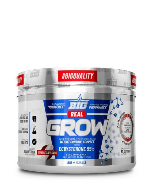 REAL GROW BIG 120 CAPS ANABÓLICO NATURAL