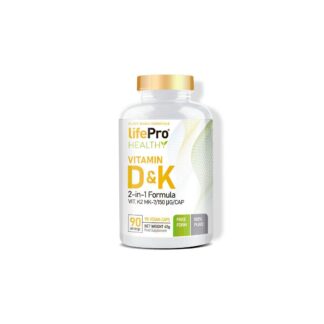 Life Pro Vit D&K2Mk7 90 Vcaps New