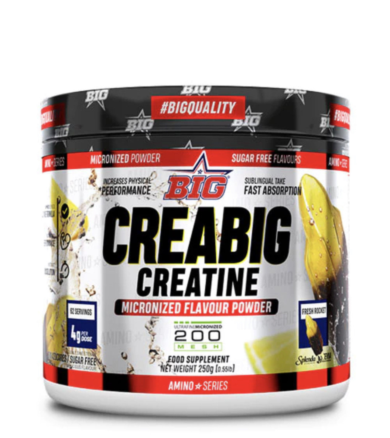 CREATINA BIG FRESH ROCKET COLAJET 250GR 200 MESH