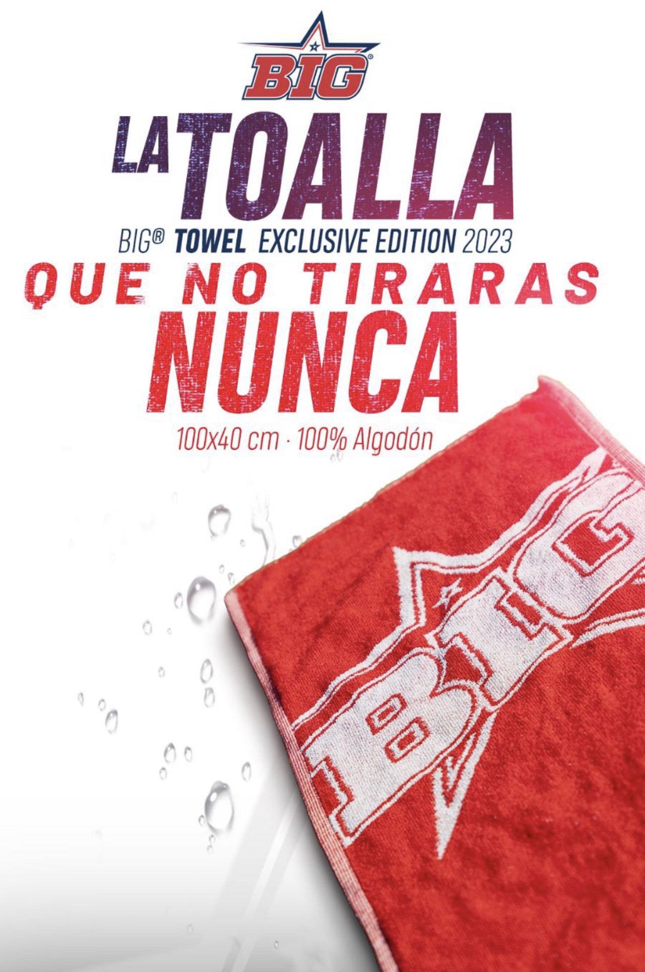 TOALLA ROJA BIG *NEW*