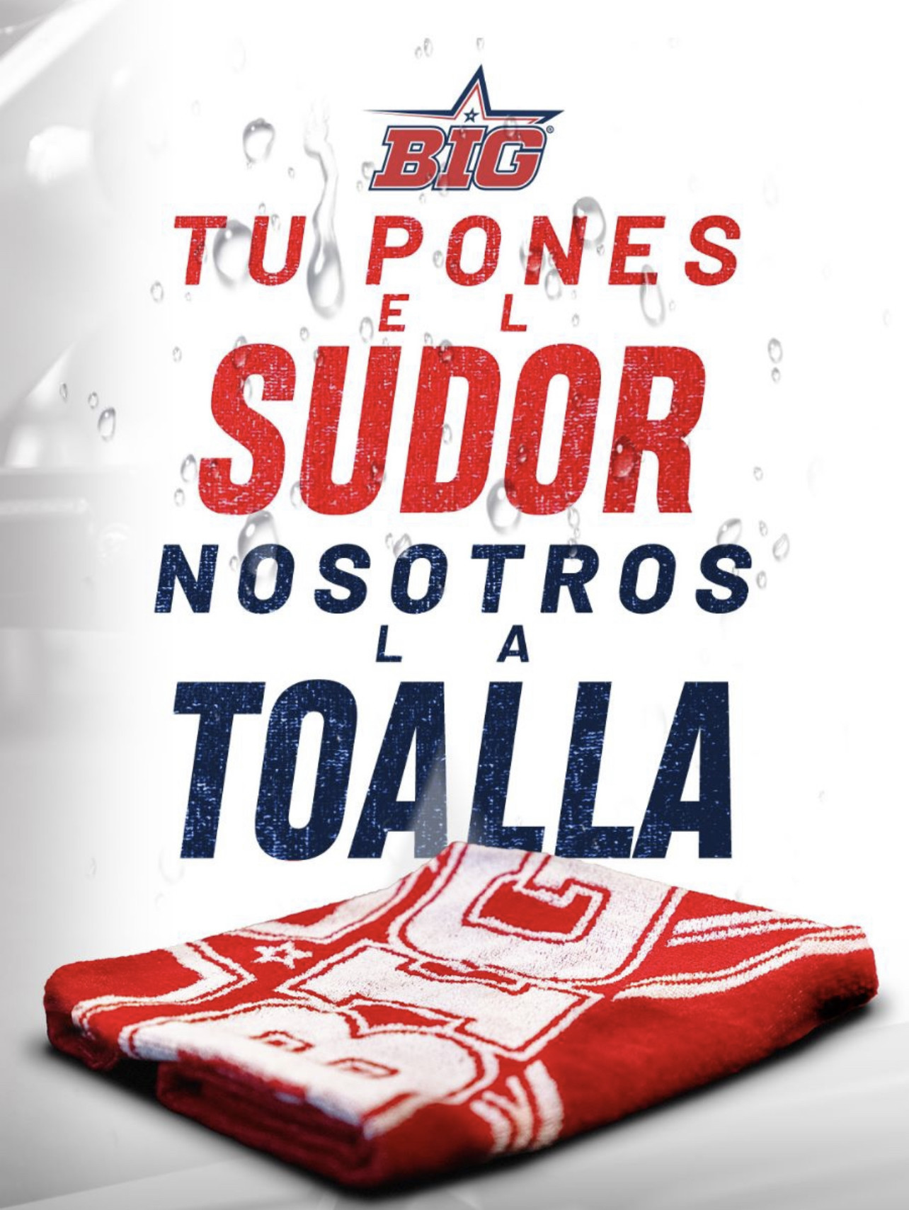 TOALLA ROJA BIG *NEW*