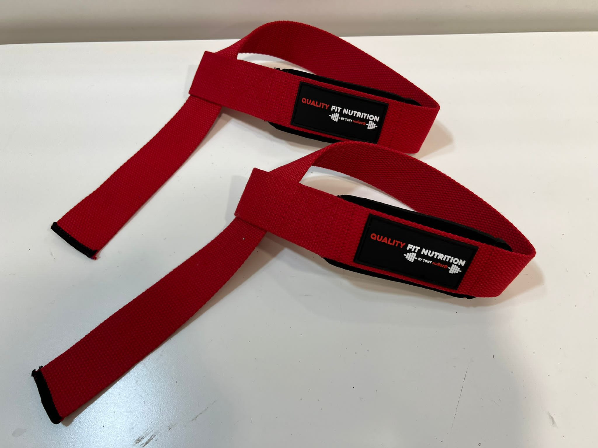 PACK 2 STRAPS ROJO QUALITY FIT NUTRITION