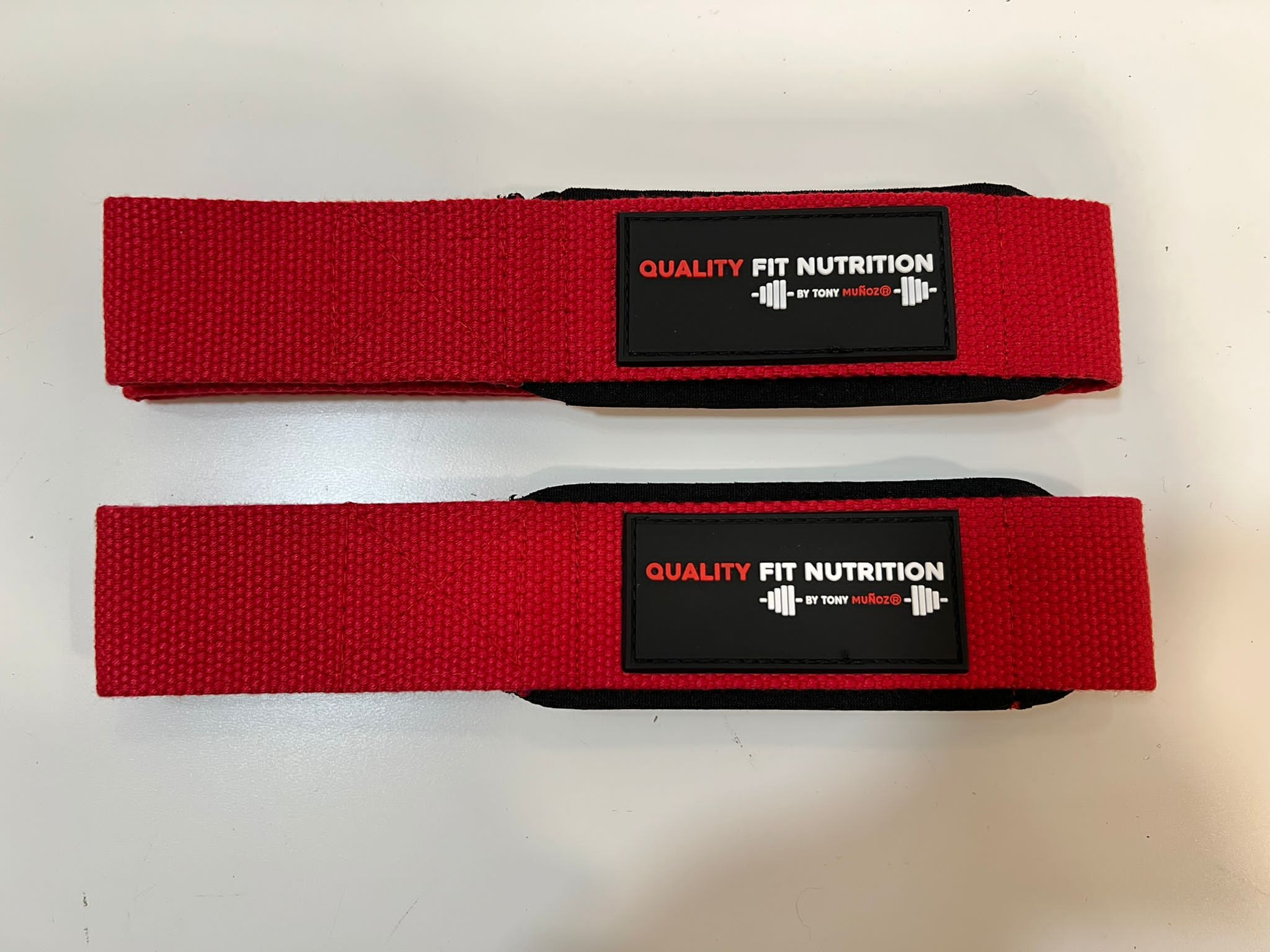 PACK 2 STRAPS ROJO QUALITY FIT NUTRITION