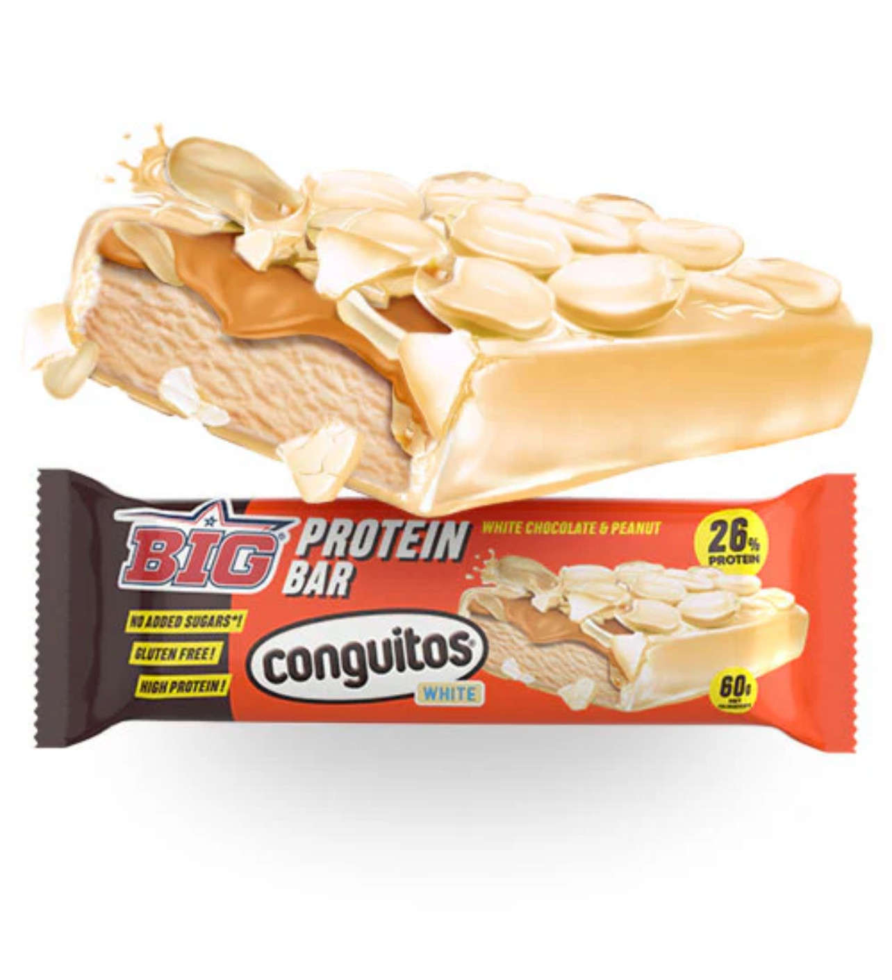 PROTEIN BAR CONGUITOS® WHITE 60 GR