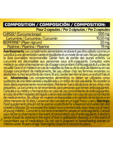 TURMERIC CURCUMIN + BIOPERINE® IOGENIX 60 CAPS