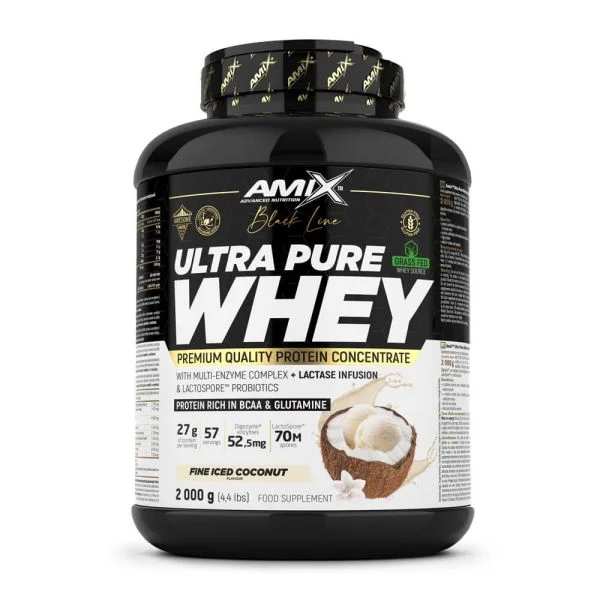 ULTRA PURE WHEY 2KG BLACK LINE AMIX - Imagen 4