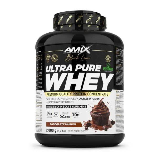 ULTRA PURE WHEY 2KG BLACK LINE AMIX - Imagen 7