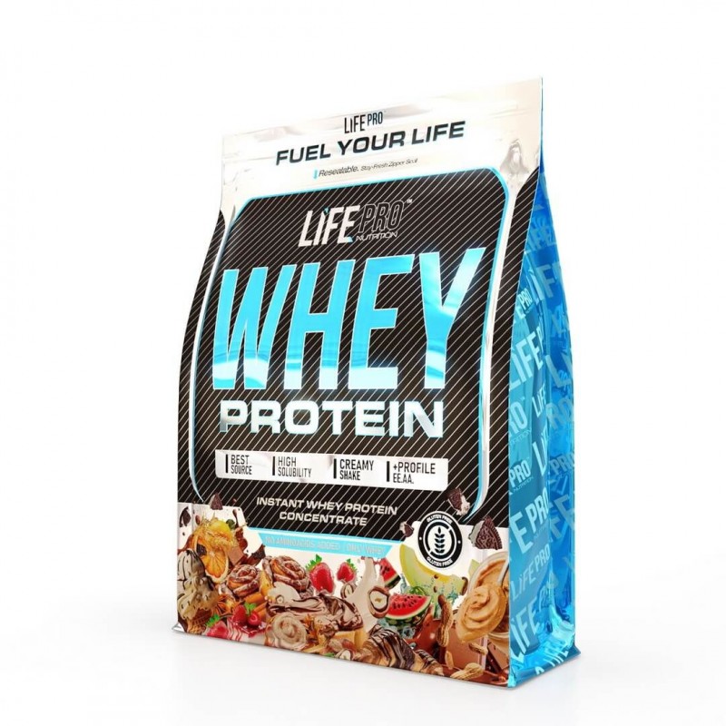 LIFE PRO WHEY PROTEIN 2Kg NEW BAG BOLSA